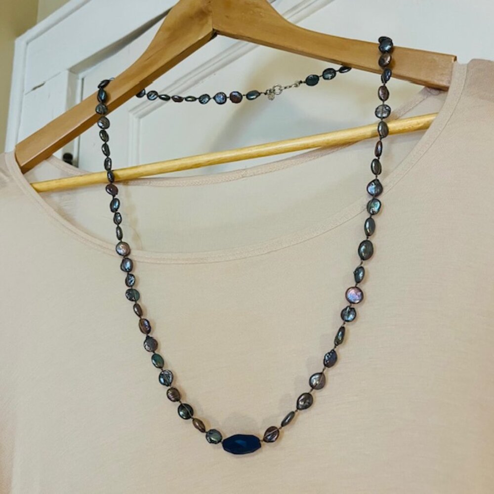 Lucky Brand Peacock Pearl Necklace – new in bag - Picture 3 of 5